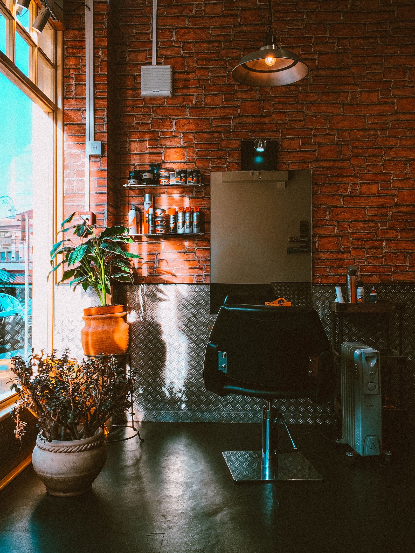 Inside Ariel's Barber Shop