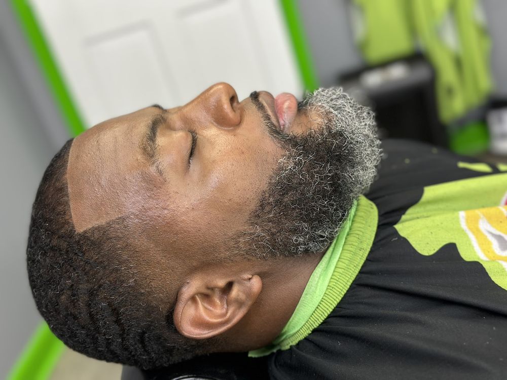 Waves with a faded beard