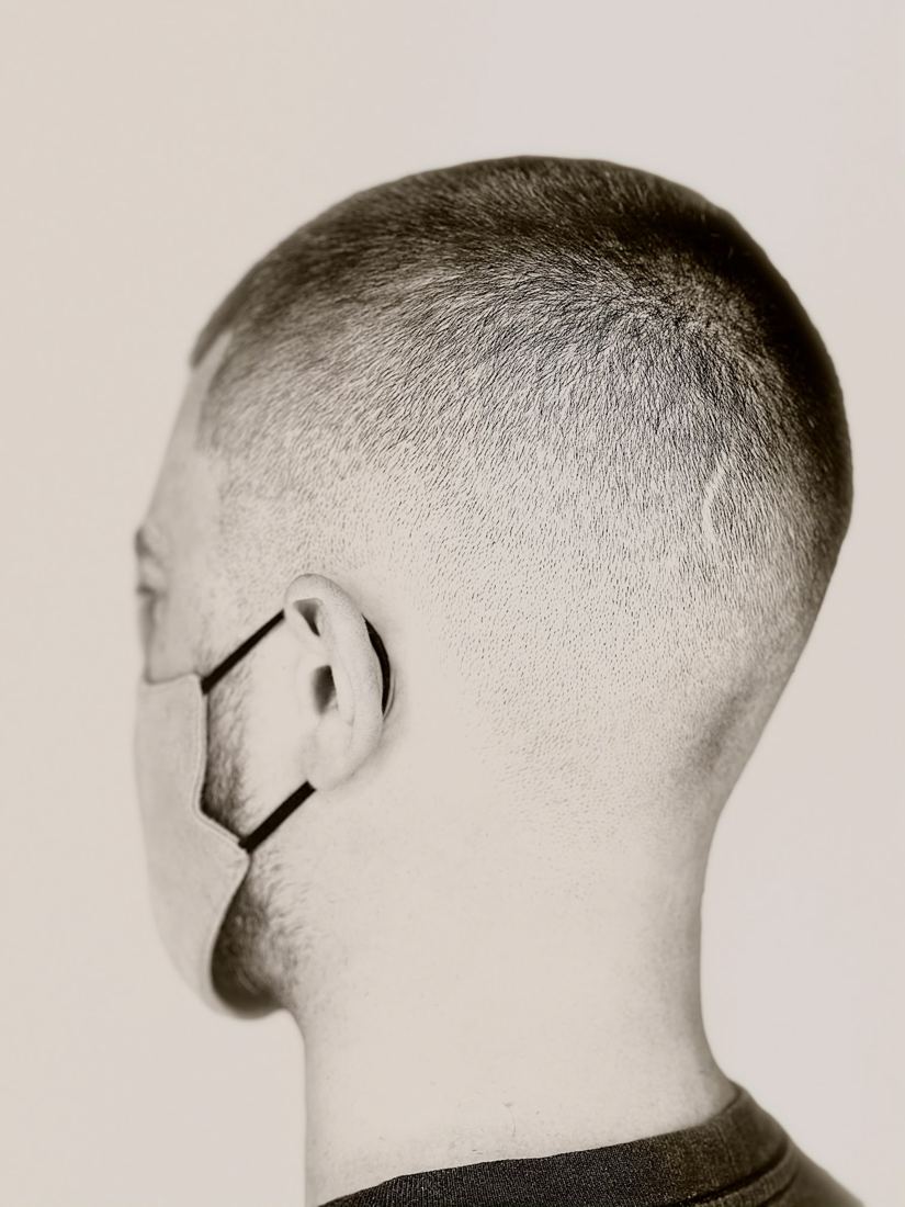 A tight fade in sepia