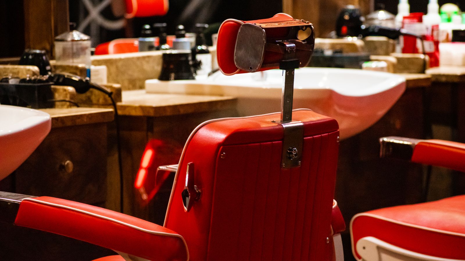 Inside Fade Masters Grooming Lounge