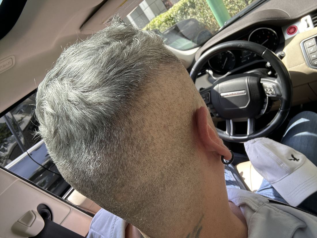 A clean taper, fresh out of the chair