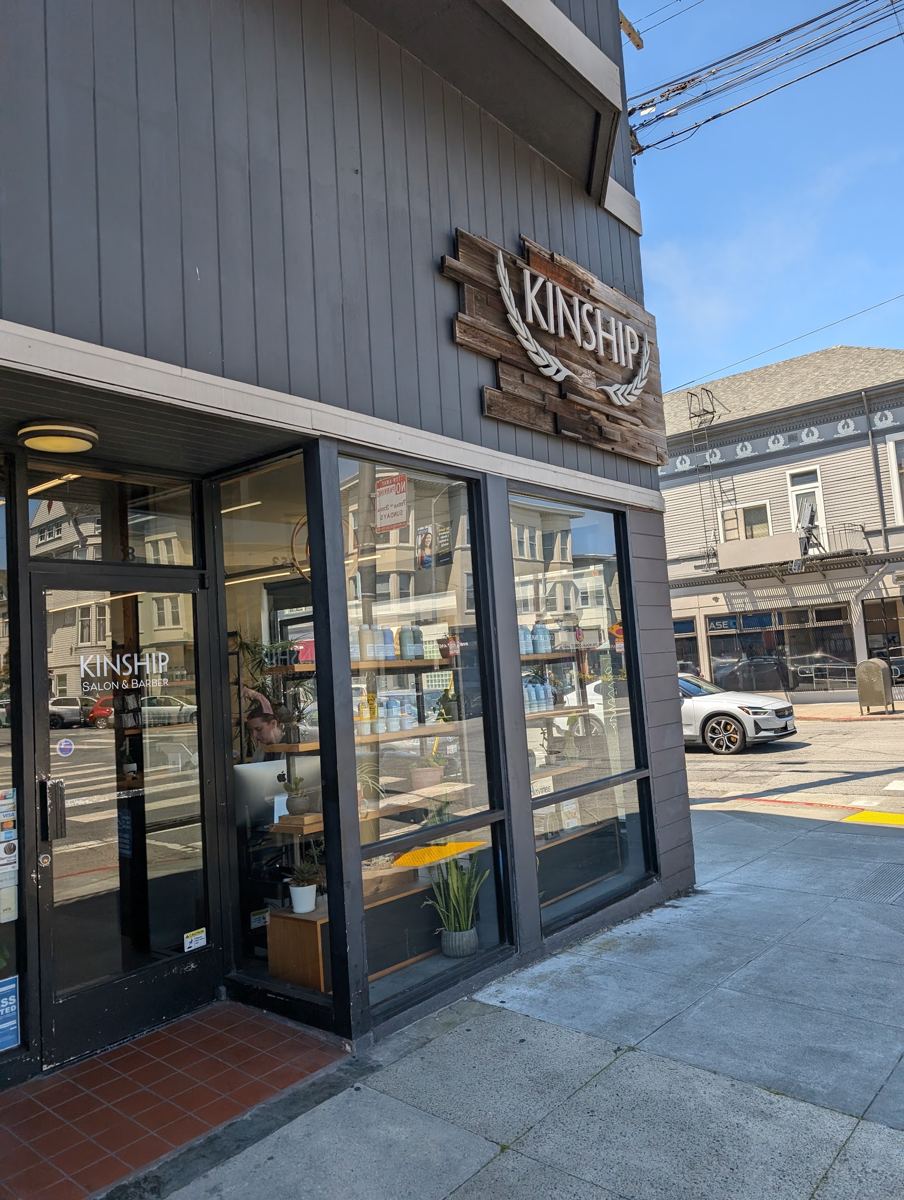 The Kinship storefront on Clement St