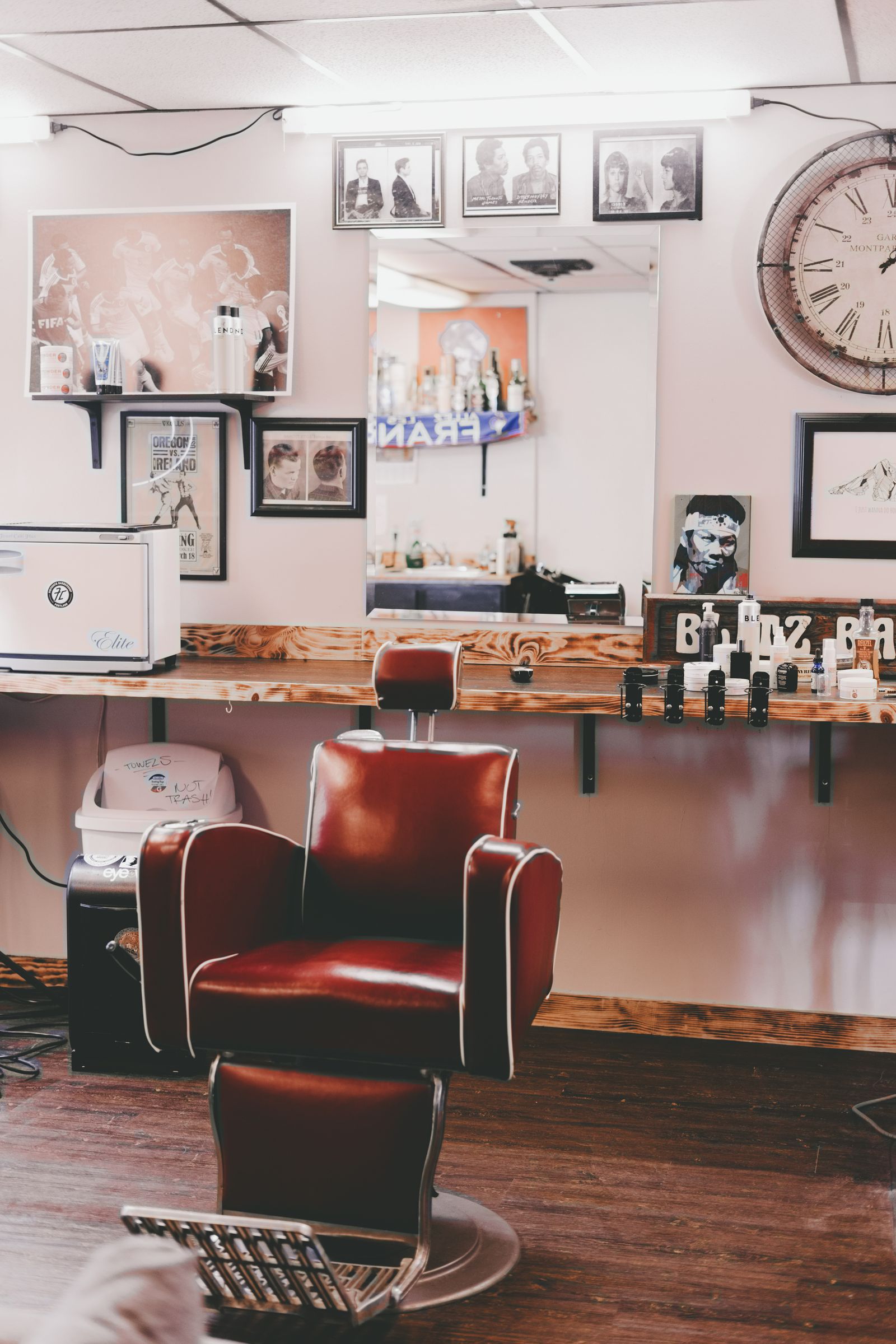Inside Masters Barber Lounge