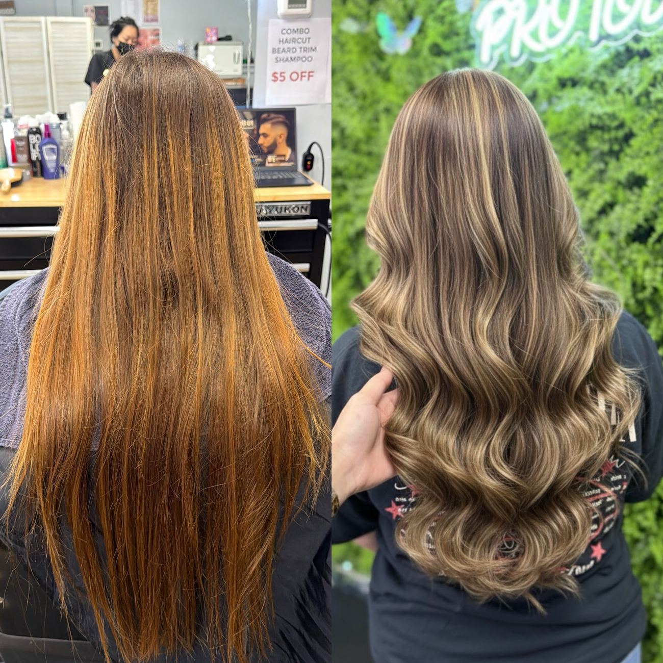 Balayage waves, before and after