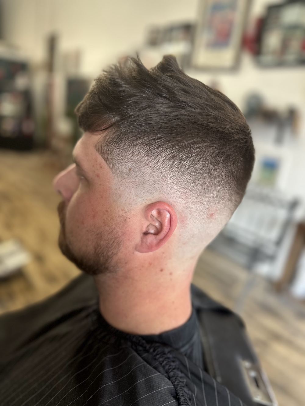 A crisp skin fade