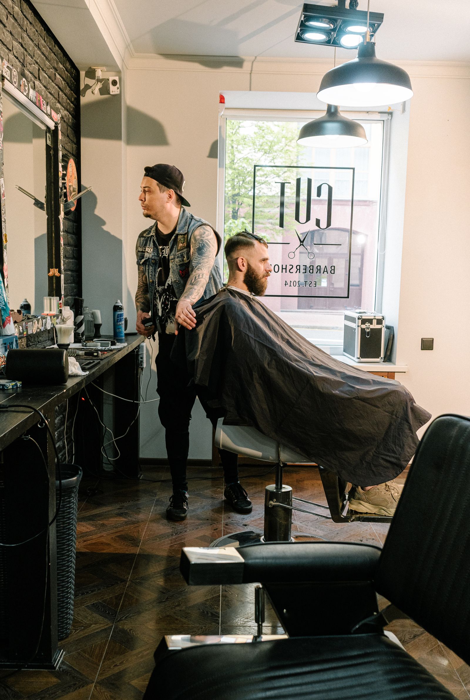 Inside Stay Sharp Barbershop