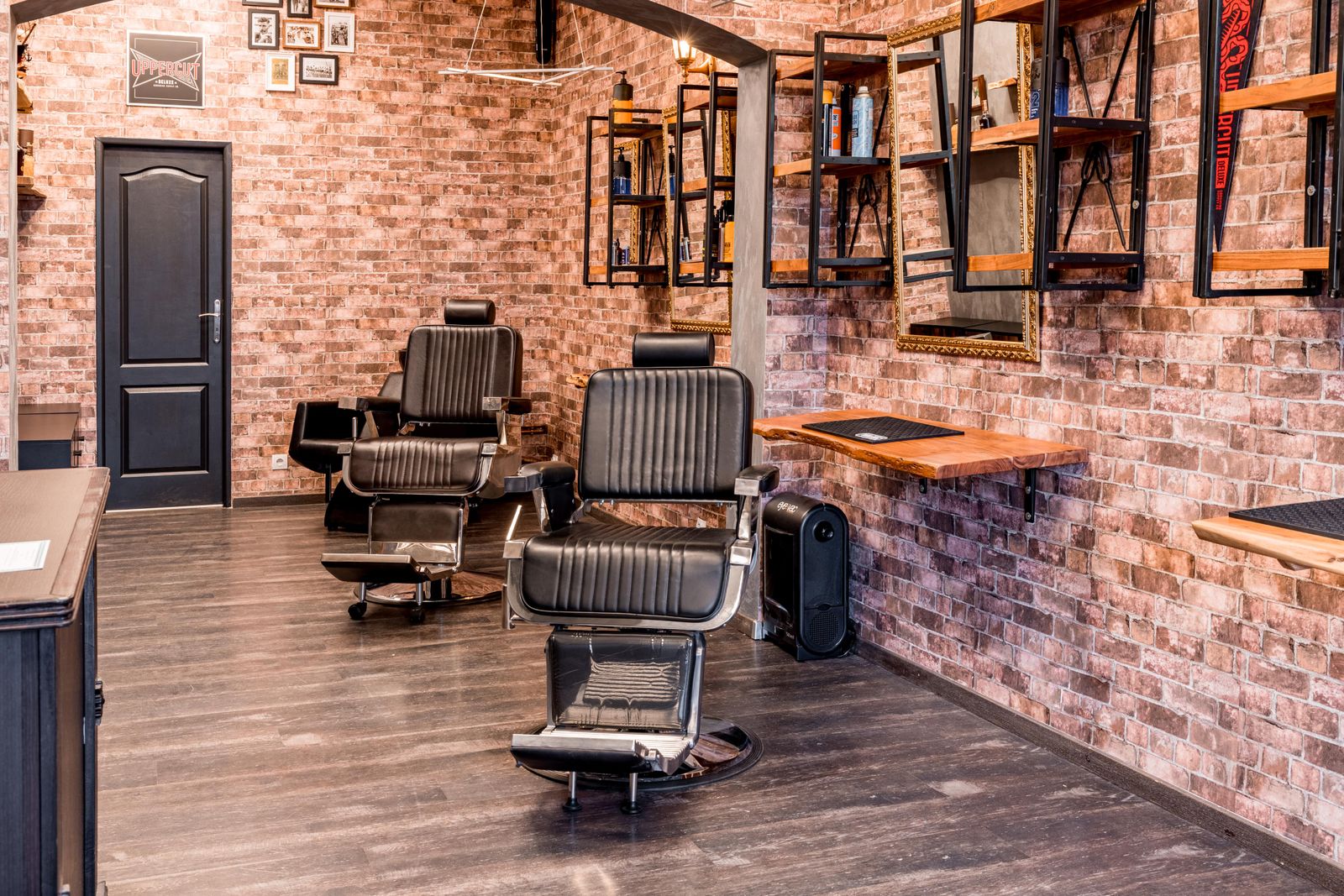 Inside Super Natural Barbershop