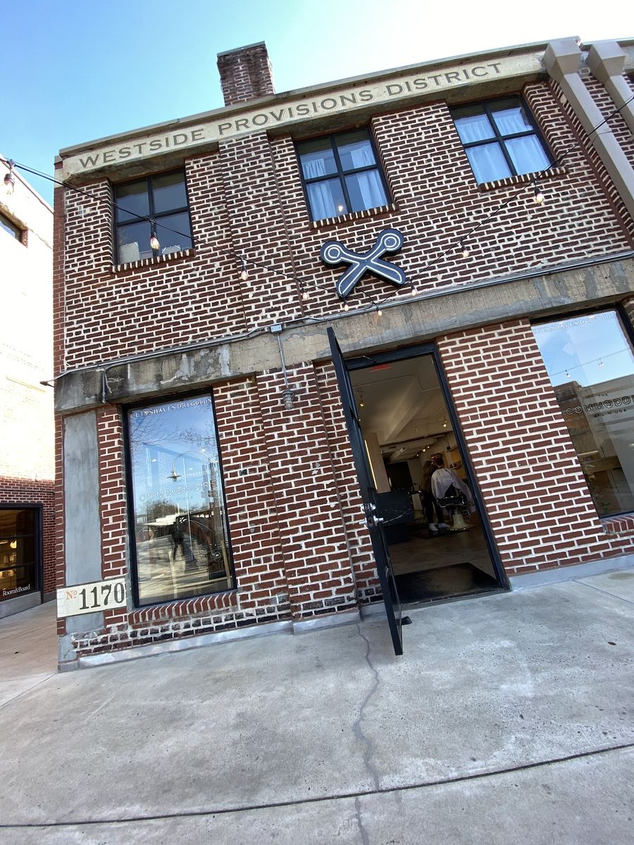 The brick exterior at Westside Provisions District