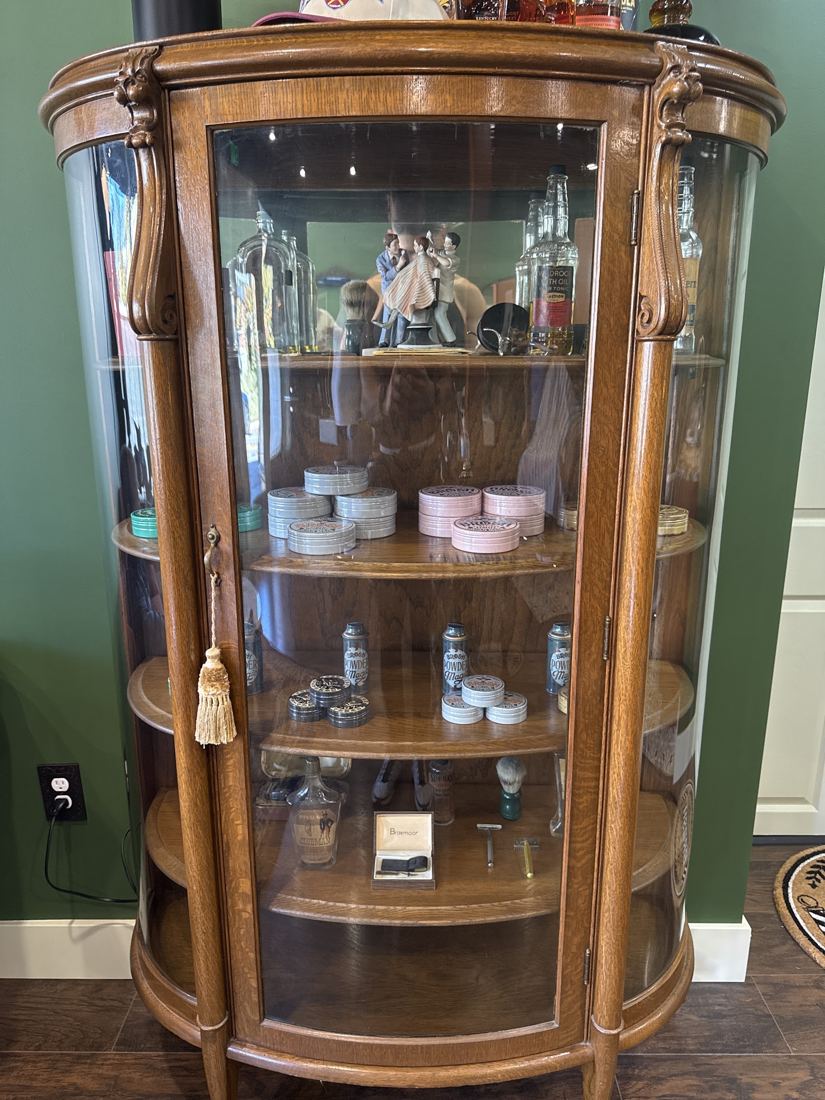 The apothecary cabinet of grooming goods