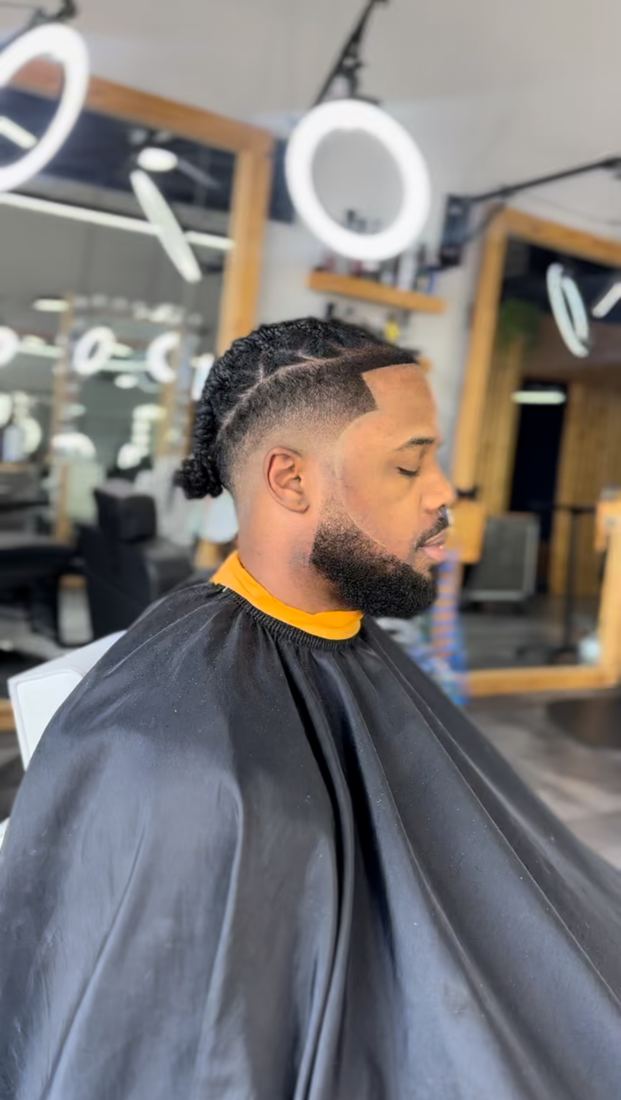 A sharp line up and beard